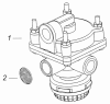 Ускорительный клапан с глушителем 5350-3518001-01
