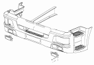 Установка противотуманных фар 65117-3743001