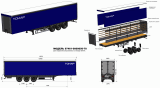 Общий вид полуприцепа модели 97461-000050-70