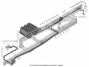 Установка пневмопривода стояночного тормоза