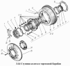 Ступица колеса и тормозной барабан