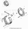 Рабочий тормоз среднего моста