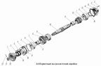 Первичный вал раздаточной коробки
