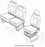 Сиденья водителя и пассажиров