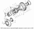 Ступица колеса и тормозной барабан переднего и заднего моста (с АБС)