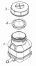 Бачок главного цилиндра привода сцепления 5320-1602560