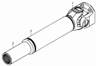 Вал карданный с шарниром 4308-2201017-54