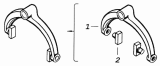 Вилка переключения второй и третьей передач 14.1702026