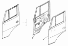 Дверь левая 53205-6100015