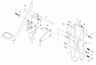 Педаль сцепления с кронштейном и главным цилиндром 4308-1602008-30
