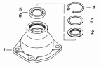 Крышка корпуса с манжетами 4310-3401720