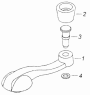 Ручка стеклоподъемника 5320-6104060