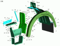 Установка оперения на малую кабину