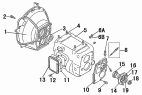 Картер сцепления, картер коробки передач/DERAILLEUR SHELL SYSTEM