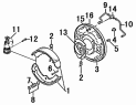 Тормоза передние (EURO I)/FRONT BRAKE (EURO I)