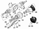Картер и полуоси заднего моста/REAR AXLE CASE AND SHAFT