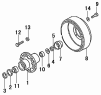 Передняя ступица/FRONT HUB AND ROTOR