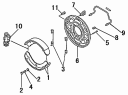 Тормоза задние (EURO I)/REAR BRAKE (EURO I)