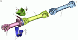 Установка карданной передачи 6516V8-2200000-000