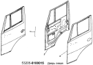 Дверь левая 53205-6100015