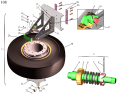 Установка запасного колеса 54321-3100001-030, 54321-3100001-730