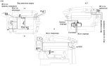 Расположение разъемов и элементов электрооборудования на двигателе ЯМЗ-6582.10