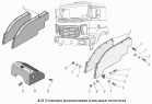 Установка шумоизоляции и накладки мотоотсека