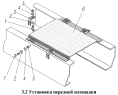 Установка передней площадки