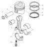 Поршень и шатун/PISTON CONNECTING ROD