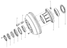 Задняя ступица и тормозной барабан/REAR WHEEL HUB AND BRAKE DRUM