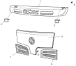 Панель передняя/CAB FRONT PANEL GRILLE
