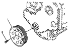 Шкив коленвала/Pulley,crankshaft