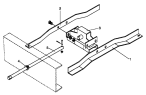 Держатель запасного колеса/Spare wheel carrier