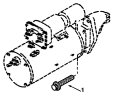 Установка стартера/Mounting,starter