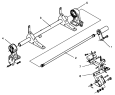 Передняя подвеска кабины/Cab front mounting