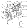 Двигатель. Блок цилиндров/Engine assembly. Cylinder block