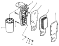 Масляный фильтр. Маслоохладитель/Oil filter, oil cooler