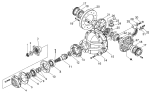 Главная передача и дифференциал/Rear axle main gear and bevel gear differential assembly