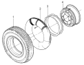 Колесо/Tire assembly