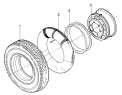 Колесо/Tire assembly (for DFA1102T/GZ5AD6-602)