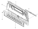 Задняя панель/Cab rear wall