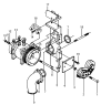 Компрессор кондиционера, натяжитель ремня/Belt tensioner, air conditioning compressor, inlet pipe and mounting bracket