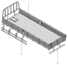 Платформа/Cargo body (for double-row seat cab models)