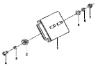 Передняя подвеска двигателя / Engine front suspension group-entire vehicle 1001B-T0500