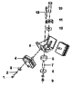 Передняя подвеска двигателя / Engine front suspension group-entire vehicle 1001B-T0500