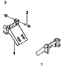 Передняя подвеска двигателя / Engine front suspension group- vehicle frame 1001G-T0500