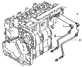 Охлаждающие трубопроводы компрессора / Air compressor cooling water pipe group CC9297
