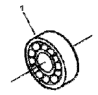 Передний подшипник коробки передач / Primary front bearing of transmission CL9079