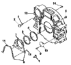 Картер маховика / Flywheel casing group FH9413