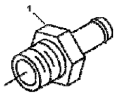 Газоотводящий штуцер двигателя / Engine outlet pipe group RP9042